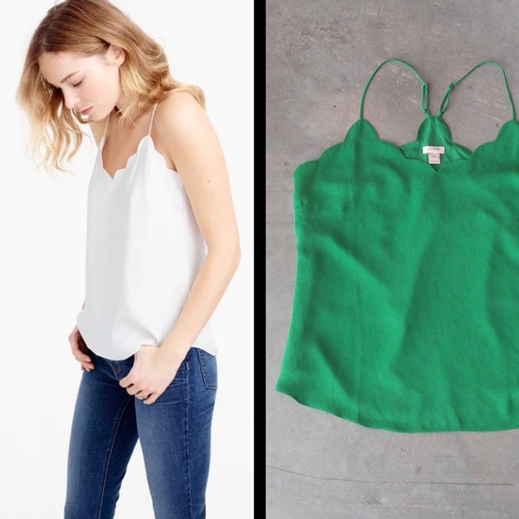 J crew scalloped tank Clearance